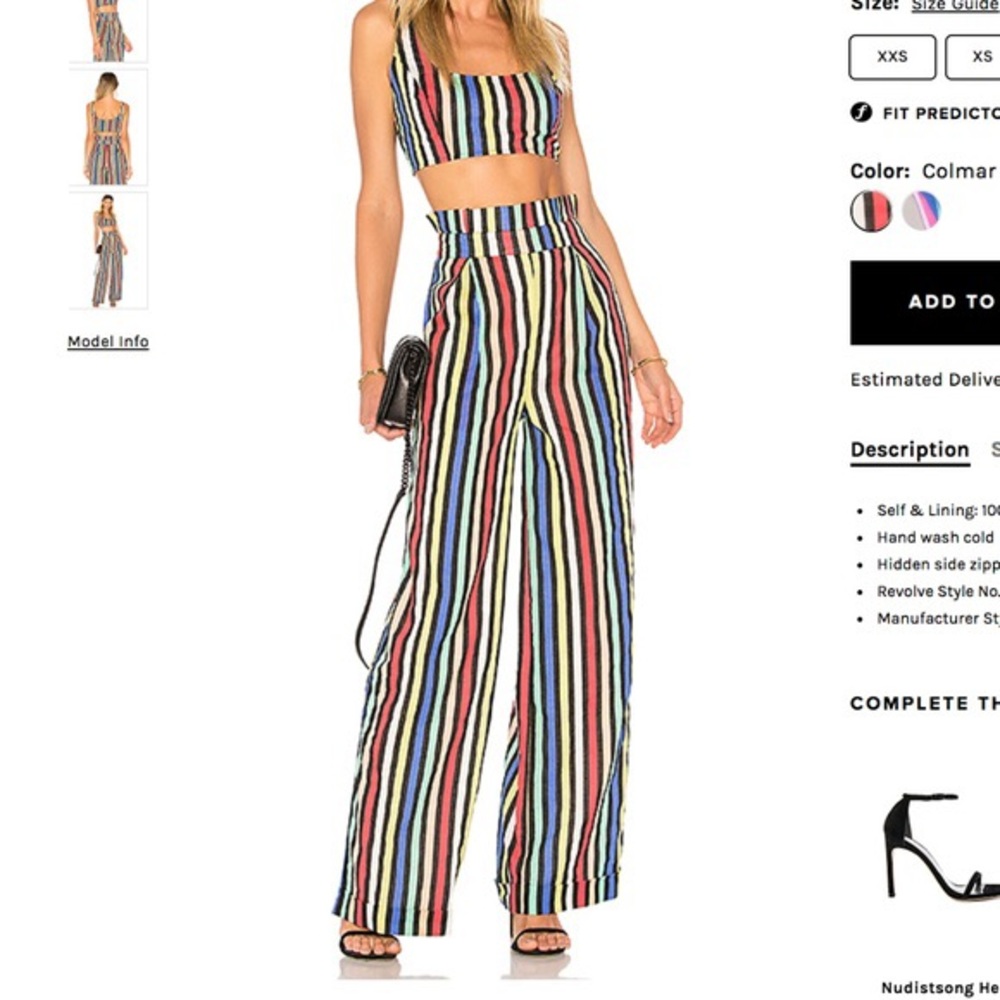 Revolve x house of Harlow Yvonne striped set
